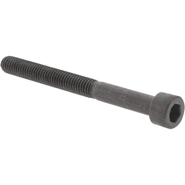 Value Collection - #10-32 UNF Hex Socket Drive, Socket Cap Screw - Alloy Steel, Black Oxide Finish, Partially Threaded, 2" Length Under Head - Americas Industrial Supply