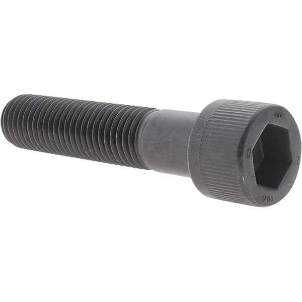 Value Collection - 3/4-10 UNC Hex Socket Drive, Socket Cap Screw - Alloy Steel, Black Oxide Finish, Partially Threaded, 3-1/2" Length Under Head - Americas Industrial Supply