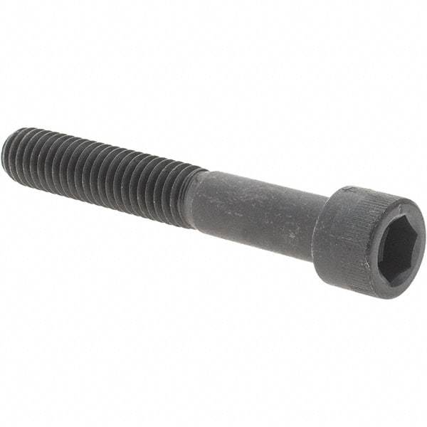 Value Collection - 3/8-16 UNC Hex Socket Drive, Socket Cap Screw - Alloy Steel, Black Oxide Finish, Partially Threaded, 2-1/2" Length Under Head - Americas Industrial Supply