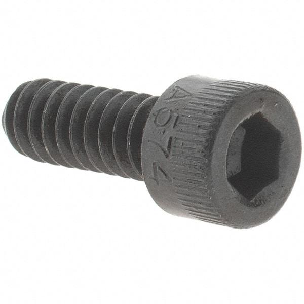 Value Collection - #10-24 UNC Hex Socket Drive, Socket Cap Screw - Alloy Steel, Black Oxide Finish, Fully Threaded, 1/2" Length Under Head - Americas Industrial Supply