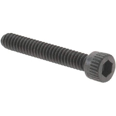 Value Collection - #4-40 UNC Hex Socket Drive, Socket Cap Screw - Alloy Steel, Black Oxide Finish, Fully Threaded, 3/4" Length Under Head - Americas Industrial Supply