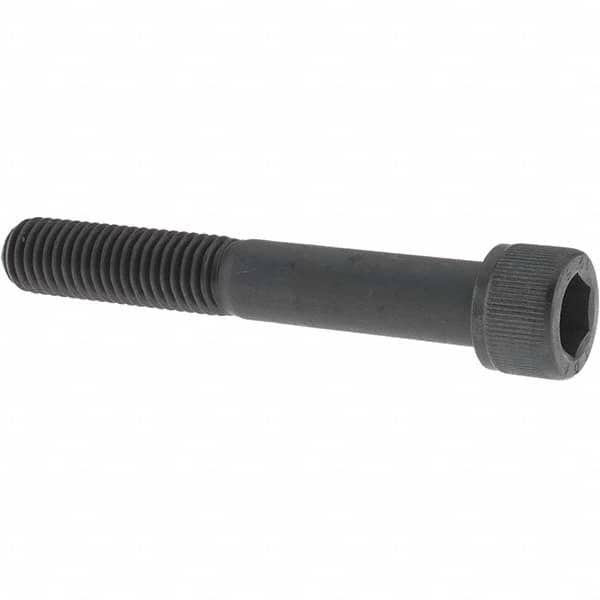 Value Collection - M12x1.75 Metric Coarse Hex Socket Drive, Socket Cap Screw - Grade 12.9 Alloy Steel, Black Oxide Finish, Partially Threaded, 80mm Length Under Head - Americas Industrial Supply