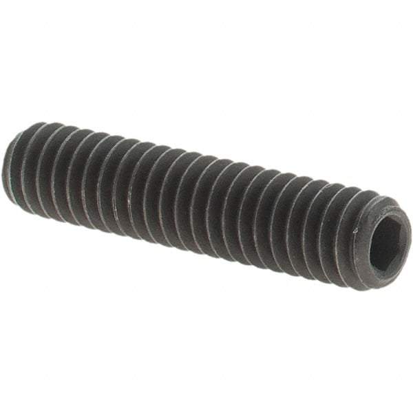 Value Collection - #8-32 UNC, 3/4" OAL, Cup Point Set Screw - Grade 8 Alloy Steel, 5/64" Key - Americas Industrial Supply
