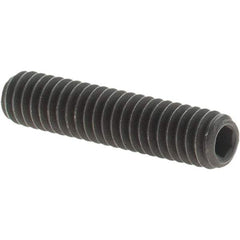 Value Collection - #8-32 UNC, 3/4" OAL, Cup Point Set Screw - Grade 8 Alloy Steel, 5/64" Key - Americas Industrial Supply