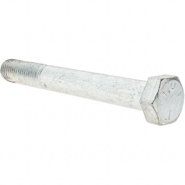 Value Collection - 3/4-10 UNC, 6" Length Under Head Hex Head Cap Screw - Partially Threaded, Grade 5 Steel, Zinc-Plated Finish, 1-1/8" Hex - Americas Industrial Supply