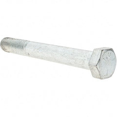 Value Collection - 3/4-10 UNC, 6" Length Under Head Hex Head Cap Screw - Partially Threaded, Grade 5 Steel, Zinc-Plated Finish, 1-1/8" Hex - Americas Industrial Supply