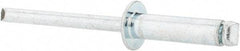 Value Collection - Size 68 Dome Head Steel Open End Blind Rivet - Steel Mandrel, 0.376" to 1/2" Grip, 3/8" Head Diam, 0.192" to 0.196" Hole Diam, 0.7" Length Under Head, 3/16" Body Diam - Americas Industrial Supply