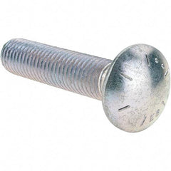 Value Collection - 5/8-11 UNC 3" Length Under Head, Standard Square Neck, Carriage Bolt - Grade 8 Alloy Steel, Zinc Trivalent Chromate Finish - Americas Industrial Supply