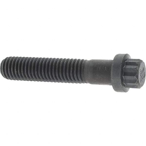 Value Collection - 1/2-13 UNC, 2-1/2" Long, 12 Point Drive Flange Bolt - Alloy Steel, Plain Finish - Americas Industrial Supply