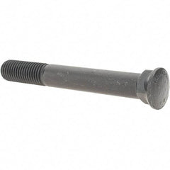 Value Collection - 3/4-10 UNC, 6" OAL, Alloy Steel Plow Bolt - Uncoated, Grade 8 - Americas Industrial Supply