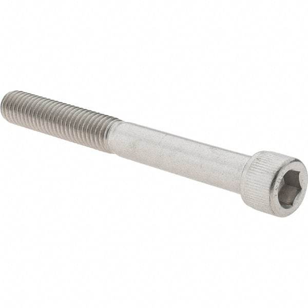 Value Collection - 3/8-16 UNC Hex Socket Drive, Socket Cap Screw - Grade 18-8 Stainless Steel, 3-1/2" Length Under Head - Americas Industrial Supply
