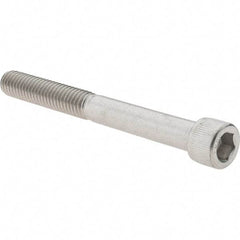 Value Collection - 3/8-16 UNC Hex Socket Drive, Socket Cap Screw - Grade 18-8 Stainless Steel, 3-1/2" Length Under Head - Americas Industrial Supply