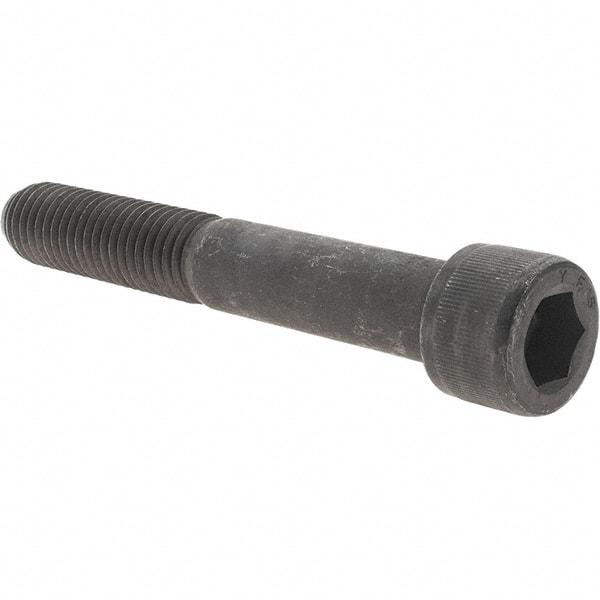 Value Collection - 5/8-11 UNC Hex Socket Drive, Socket Cap Screw - Alloy Steel, Black Oxide Finish, Partially Threaded, 4-1/4" Length Under Head - Americas Industrial Supply