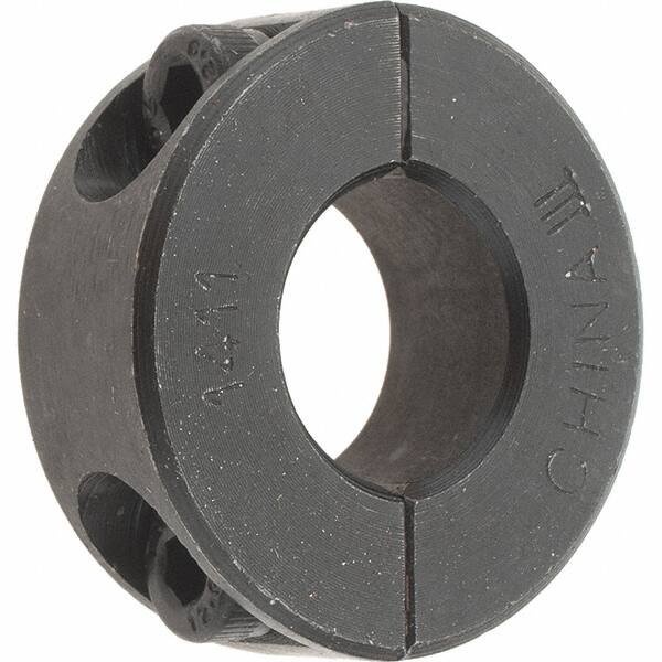 Value Collection - 14mm Bore, Steel, Two Piece Shaft Collar - 1-1/4" Outside Diam - Americas Industrial Supply