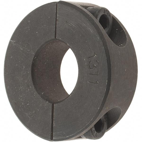 Value Collection - 13mm Bore, Steel, Two Piece Shaft Collar - 1-1/4" Outside Diam - Americas Industrial Supply