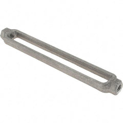 Value Collection - 1,200 Lb Load Limit, 3/8" Thread Diam, 6" Take Up, Steel Turnbuckle Body Turnbuckle - 7-1/8" Body Length, 9/16" Neck Length - Americas Industrial Supply