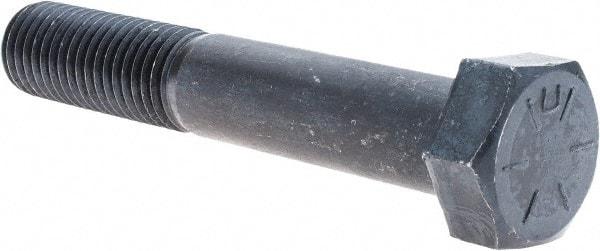 Value Collection - 3/4-10 UNC, 4-1/2" Length Under Head Hex Head Cap Screw - Partially Threaded, Grade 8 Alloy Steel, Uncoated, 1-1/8" Hex - Americas Industrial Supply