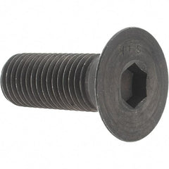 Value Collection - 7/8-9 UNC Hex Socket Drive, 82° Flat Screw - Alloy Steel, Black Oxide Finish, Fully Threaded, 2-1/2" OAL - Americas Industrial Supply
