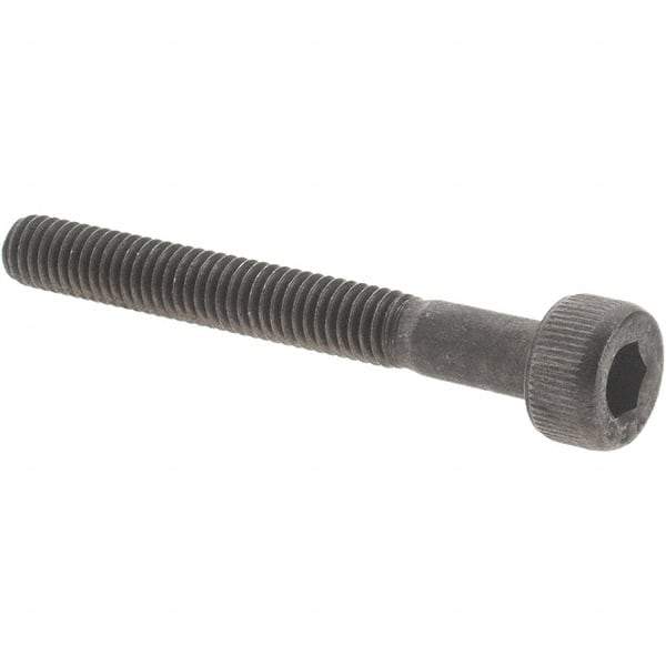 Value Collection - M3x0.50 Metric Coarse Hex Socket Drive, Socket Cap Screw - Grade 12.9 Alloy Steel, Black Oxide Finish, Partially Threaded, 25mm Length Under Head - Americas Industrial Supply