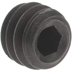 Value Collection - #12-24 UNC, 3/16" OAL, Cup Point Set Screw - Grade 8 Alloy Steel - Americas Industrial Supply