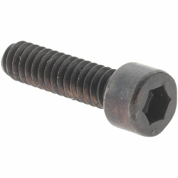 Value Collection - #3-48 UNC Hex Socket Drive, Socket Cap Screw - Alloy Steel, Black Oxide Finish, Fully Threaded, 3/8" Length Under Head - Americas Industrial Supply