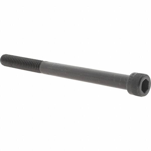Value Collection - 5/16-18 UNC Hex Socket Drive, Socket Cap Screw - Alloy Steel, Black Oxide Finish, Partially Threaded, 4" Length Under Head - Americas Industrial Supply