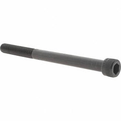 Value Collection - 5/16-18 UNC Hex Socket Drive, Socket Cap Screw - Alloy Steel, Black Oxide Finish, Partially Threaded, 4" Length Under Head - Americas Industrial Supply