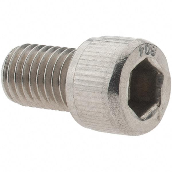 Value Collection - 1/4-28 UNF Hex Socket Drive, Socket Cap Screw - Grade 18-8 Stainless Steel, 3/8" Length Under Head - Americas Industrial Supply