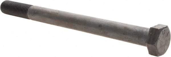 Value Collection - 3/4-10 UNC, 9" Length Under Head Hex Head Cap Screw - Partially Threaded, Grade 5 Steel, Uncoated, 1-1/8" Hex - Americas Industrial Supply