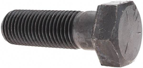 Value Collection - 1-1/4 - 7 UNC, 4" Length Under Head Hex Head Cap Screw - Partially Threaded, Grade 5 Steel, Uncoated, 1-7/8" Hex - Americas Industrial Supply