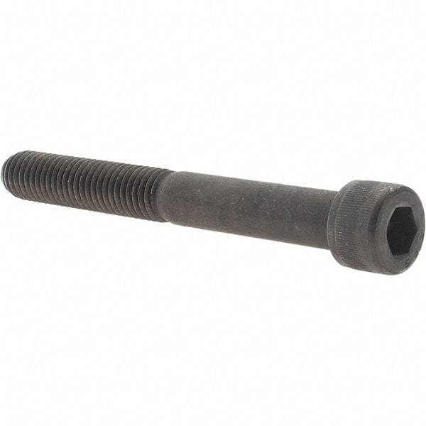 Value Collection - 1/2-13 UNC Hex Socket Drive, Socket Cap Screw - Alloy Steel, Black Oxide Finish, Partially Threaded, 4-1/4" Length Under Head - Americas Industrial Supply