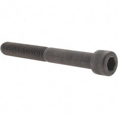Value Collection - 1/2-13 UNC Hex Socket Drive, Socket Cap Screw - Alloy Steel, Black Oxide Finish, Partially Threaded, 4-1/4" Length Under Head - Americas Industrial Supply