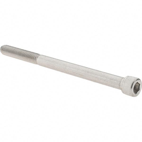 Value Collection - 5/16-18 UNC Hex Socket Drive, Socket Cap Screw - Grade 18-8 & Austenitic A2 Stainless Steel, Partially Threaded, 4-1/2" Length Under Head - Americas Industrial Supply