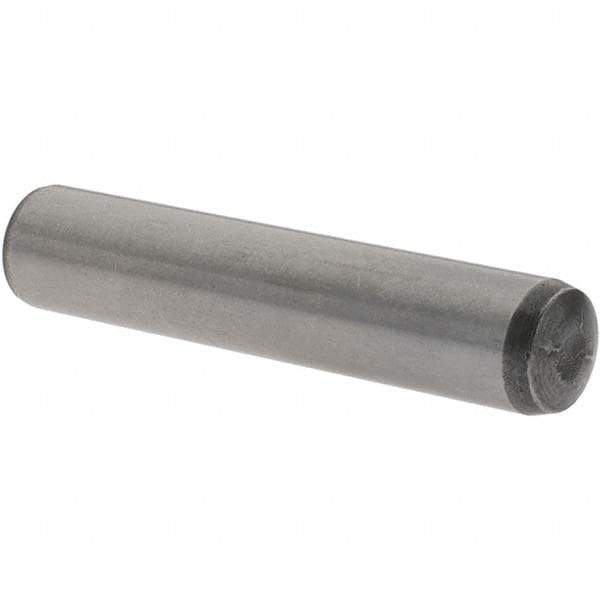 Value Collection - 10mm Diam x 50mm Pin Length Alloy Steel Pull Out Dowel Pin - C 57-63 Hardness, 1 Rounded & 1 Threaded End - Americas Industrial Supply