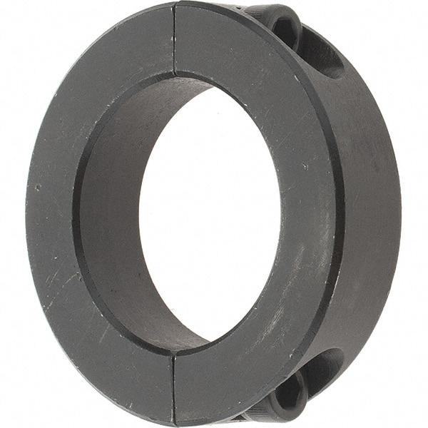 Value Collection - 1-7/16" Bore, Steel, Two Piece Shaft Collar - 2-1/4" Outside Diam, 9/16" Wide - Americas Industrial Supply