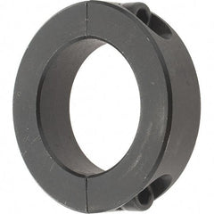 Value Collection - 1-7/16" Bore, Steel, Two Piece Shaft Collar - 2-1/4" Outside Diam, 9/16" Wide - Americas Industrial Supply