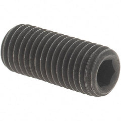 Value Collection - 5/16-24 UNF, 3/4" OAL, Cup Point Set Screw - Grade 8 Alloy Steel, 5/32" Key - Americas Industrial Supply