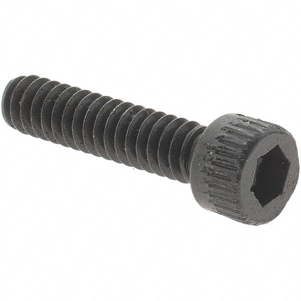 Value Collection - #4-40 UNC Hex Socket Drive, Socket Cap Screw - Alloy Steel, Black Oxide Finish, Fully Threaded, 1/2" Length Under Head - Americas Industrial Supply