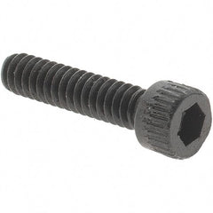 Value Collection - #4-40 UNC Hex Socket Drive, Socket Cap Screw - Alloy Steel, Black Oxide Finish, Fully Threaded, 1/2" Length Under Head - Americas Industrial Supply