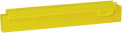 Vikan - 10" Rubber Blade Squeegee Refill - Double Edge, Yellow, Plastic Holder - Americas Industrial Supply
