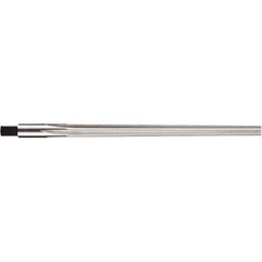 DORMER - 11/32" Diam, 8.81mm Diam Straight Shank, 114mm Flute, Taper Pin Reamer - Americas Industrial Supply
