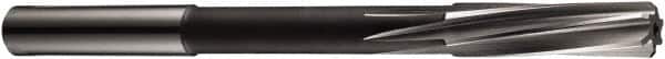 DORMER - 7.2mm Cobalt 6 Flute Chucking Reamer - Spiral Flute, 8mm Straight Shank, 31mm Flute Length, 109mm OAL - Americas Industrial Supply