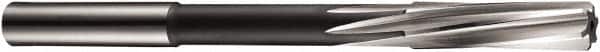DORMER - 7.01mm Cobalt 6 Flute Chucking Reamer - Spiral Flute, 7.1mm Straight Shank, 31mm Flute Length, 109mm OAL - Americas Industrial Supply