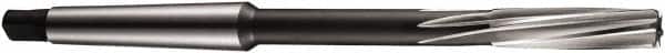 DORMER - 50mm Cobalt 12 Flute Chucking Reamer - Spiral Flute, 4MT Morse Taper Shank, 86mm Flute Length, 344mm OAL - Americas Industrial Supply