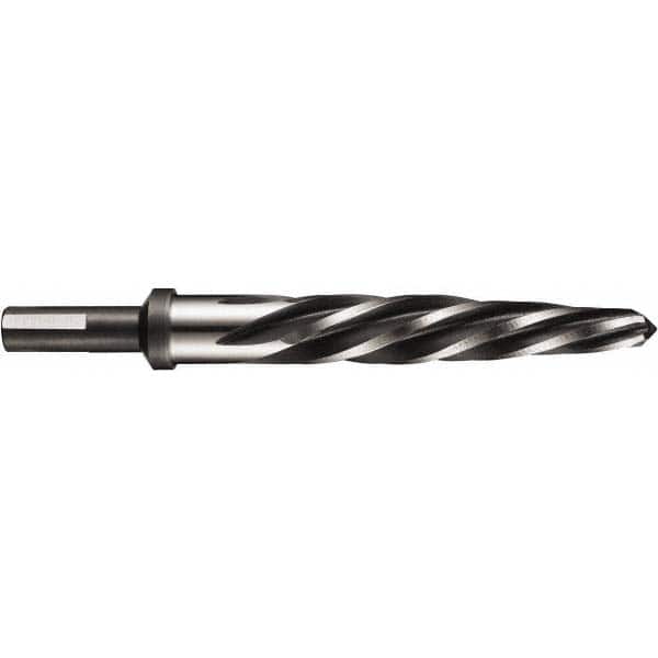 DORMER - 3/8" Reamer Diam, 1/2" Diam Straight Shank, 3-5/8" Flute, Car Reamer - Americas Industrial Supply