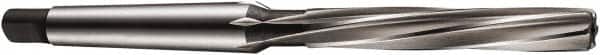 DORMER - 48mm High Speed Steel 12 Flute Chucking Reamer - Spiral Flute, 4MT Morse Taper Shank, 174mm Flute Length, 334mm OAL - Americas Industrial Supply