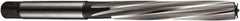 DORMER - 0.197" Diam, Straight Shank, 44mm Flute, Hand Reamer - Spiral Flute, 3.43" OAL, Left Hand Spiral, Right Hand Cut, 6 Flutes, High Speed Steel - Americas Industrial Supply