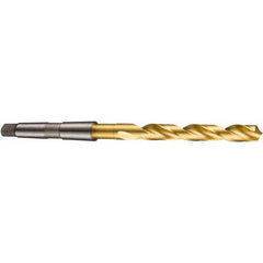 DORMER - 19.5mm, 2MT 118° Point High Speed Steel Taper Shank Drill Bit - Americas Industrial Supply