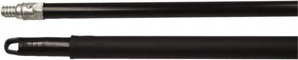 Weiler - 60 x 15/16" Metal Squeegee Handle - Threaded Connection, Black - Americas Industrial Supply