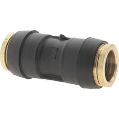 Parker - 5/8" Outside Diam, Brass Push-to-Connect Tube Union - 250 Max psi, Tube to Tube Connection - Americas Industrial Supply